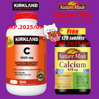 Kirkland  Vitamin C 1000 mg  500 Tablets  C with Rose Hips and Citrus Bioflavonoid Complex