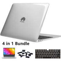 4ใน1แล็ปท็อปสำหรับ Huawei Matebook 14S 13s 2021 D14 D15 13 Magic Book 14 2022 นิ้ว X Pro ป้องกันอุปกรณ์เสริมฟรีหน้าจอ Protector แป้นพิมพ์ด้านหน้าและกลับกรณี Protector