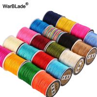 【CW】 40 Color 120m 0.8mm Cotton Cord Nylon Cord Thread Chinese Knot String Rope BeadsWeave Bracelet Jewelry Making Accessories
