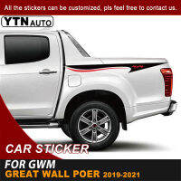 For GWM Cannon Ute Great Wall Poer 2019 2020 2021 Bed Box Car Decal 4x4 Letter Stripe Graphic Vinyl Car Stickers Car Accessories