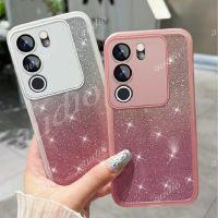 เคสสำหรับ Vivo V29 V27 Pro Lite V27Pro V29Lite V29Pro V27E 5G 2023เคสนิ่มใส่โทรศัพท์ซิลิโคนฟอยล์โปร่งใสกากเพชรส่องแสงเป็นประกายวิบวับฝาหลังกันกระแทกแบบใสโปร่งใสสำหรับ Vivo V 29 27 29Pro 27Pro 29Lite 27e VivoV29 VivoV27 5G