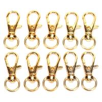 ?New?JZ 10pc Swivel Clips Snap Lobster Clasp Hook Key Ring Hooks DIY Jewelry Findings