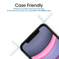 Heavy Duty Screen Protector Glass Tough Glass Padded Edges Cushion Absorb Shock Phone Protector For Iphone14 Plus14 Pro Max