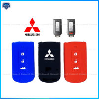 【Ready Stock】ปลอกกุญแจซิลิโคนสำหรับMitsubishi Outlander ASX Attrage Tritonรีโมทรถยนต์