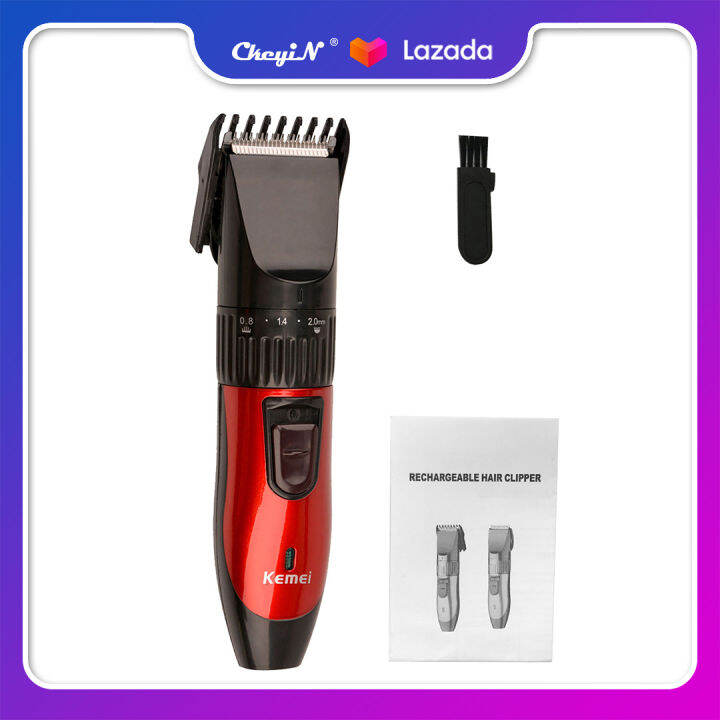 Kemei Professional Hair Clipper Rechargeable Men's Electric Adjustable