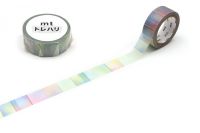 mt masking tape fab tracing paper tape see-through gradation (MTTRHA10) / เทปตกแต่งวาชิ รุ่น tracing paper ลาย see-through gradation แบรนด์ mt masking tape จากประเทศญี่ปุ่น