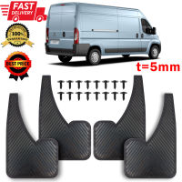 5มม. ยาง Mudflaps Mud Flaps Splash Guards Mudguard สำหรับ Peugeot er Fiat Ducato Van 244 250 290 Citroen Relay Ram ProMaster