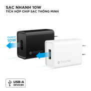 Sạc MOPHIE 10W 1 cổng USB-A công suất 5V-2A