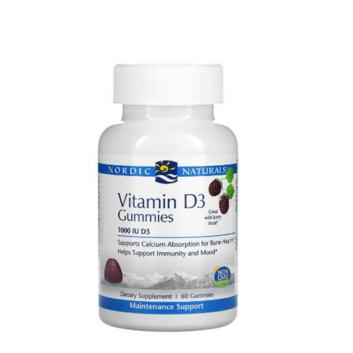 USA Shoppers Nordic Naturals, vitamin d 3 gummies 100 iu 60gummies