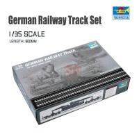 คนเป่าแตร00213หุ่นประกอบ1/35ชุดรางรถไฟเยอรมันชุดสร้างฉากสำหรับเครื่องประดับ DIY ต้นแบบ