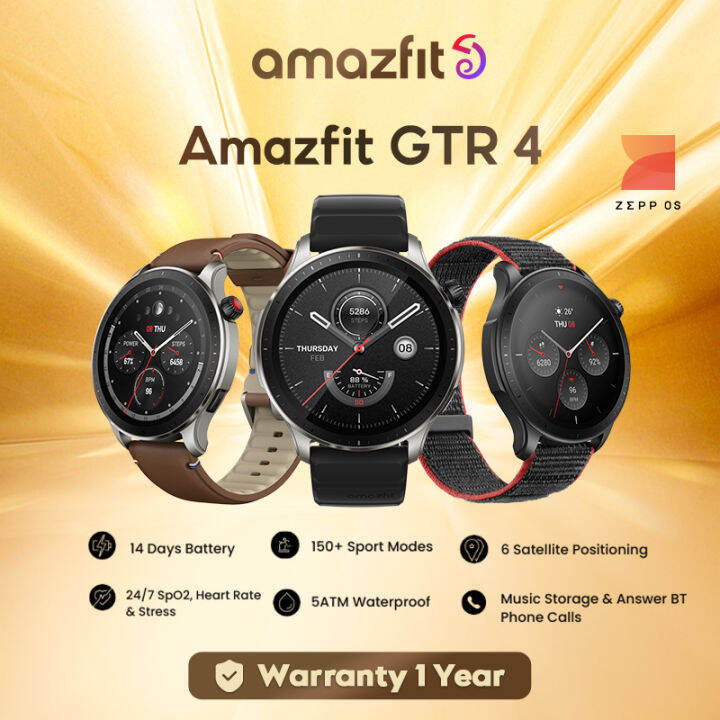 Amazfit Gtr 4 Smartwatch Sports Modes & Strength Ultra-long Health 