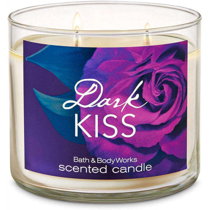Bath and Body Works 3 Wick Dark Kiss Scented Candle Lazada PH