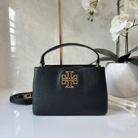 กระเป๋าถือหรือสะพาย ใบเล็กขนาดกระทัดรัด Tory Burch Britten Micro Satchel  Leather