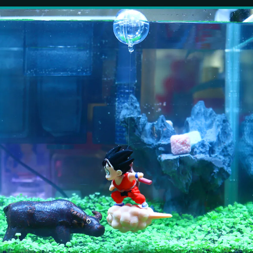 anime fish tank decor
