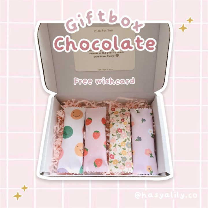NEW! CUTE CHOCOLATE GIFTBOX SURPRISE with greeting card | birthday ...