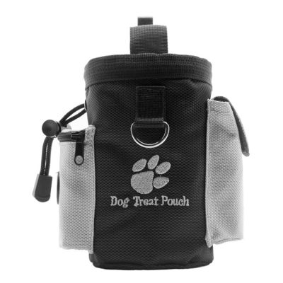 Multi-Pocket Dog Treat Bag With Poop Bag Dispenser Belt Clip Dog Training Bag Drawstring Closure For Pet Puppy Outdoor