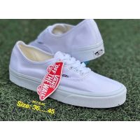 Vans classic(A+)ขาวล้วนพร้อมกล่อง️ sz.36-44