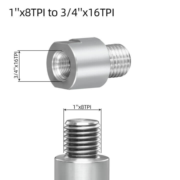 tasp-เครื่องกลึงไม้-headstock-อะแดปเตอร์แกน1-hingga-1-14-shopsmith-58-amp-1-hingga-34-อะแดปเตอร์เกลียวหมุนไม้