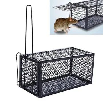 Large Rat Mouse Trap Catcher Metal Cage Spring Live Animal Rodent Pest  Control