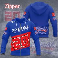 (in stock) Fabio Quartarro El Diablo 20 Yamaha MotoGP Racing Mens Sweatshirt with free nick name and logo