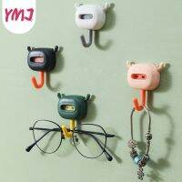 Creative Cartoon Little Devil Hooks for Keys Kitchen Strong Glue Nail-Free Door Behind Bedroom Study Decoration Wall Hook Picture Hangers Hooks