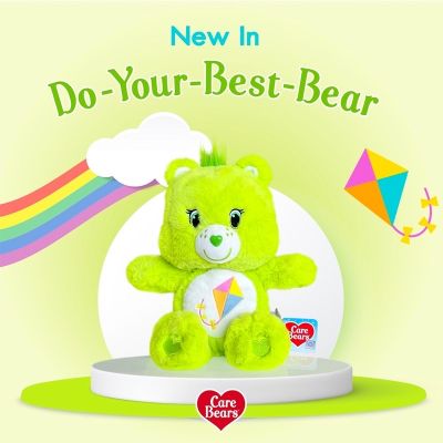 ตุ๊กตาแคร์แบร์ ✨ 𝑵𝒆𝒘 𝑨𝒓𝒓𝒊𝒗𝒂𝒍 ❤️‍🔥พร้อมส่ง❤️‍🔥✨สินค้าแท้💯 Care Bears 🪁 𝑫𝒐 𝒚𝒐𝒖𝒓 𝑩𝒆𝒔𝒕 𝑩𝒆𝒂𝒓 💚 สีเขียว เหนี่ยวใจ 🥹