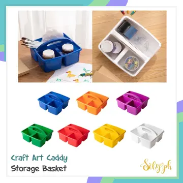 Crayon Organizer Art Supplies Caddy Rotating Kids Rainbow Color