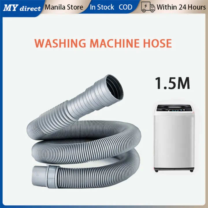 1Pcs 1.5M Flexible PVC Wash Machine Dishwasher Drain Waste Hose