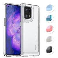 Transparent Case For OPPO Find X5 Pro 5G Soft Silicone Frame + Acrylic Back Shockproof Cover For Find X 5 Lite Oppo Cases Clear Phone Cases