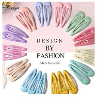 10/20/26/40Pcs Fashion Hair Clips For Women Girls Kawaii Kids Hair Accessories Snap Barrettes Candy Color Hairpins Clip For Hair