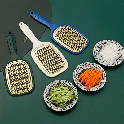 Kitchen Grater Multifunctional Stainless Steel Potato Shredded Carrot Grater Light Luxury Cutting Vegetable Melon Peeler Graters  Peelers Slicers