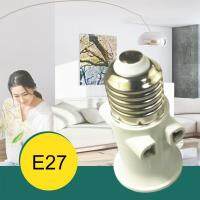 E27อะแดปเตอร์หลอดไฟขั้วหลอดไฟพร้อมปลั๊ก Eu แปลงซ็อกเก็ต4a Ac100-240v สำหรับไฟ E27ซ็อกเก็ต Douille E27ไฟติดเพดาน C6z1และส่วนประกอบ