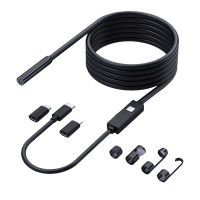 HD ตรวจสอบ Borescope IP67กันน้ำ8มิลลิเมตรยานยนต์ Borescope ประเภท-C ท่อ Endoscope 2MP ที่มีไฟ LED สำหรับรถยนต์อุตสาหกรรม