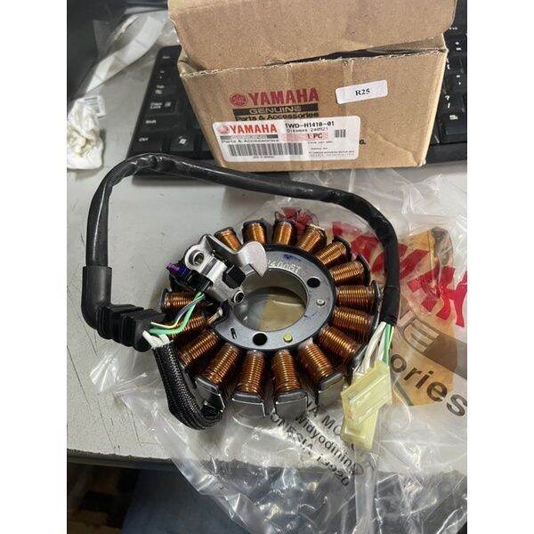 100 original ori R25 v1 COIL YZFR25 R3 1WDH141001 R25 COIL API COIL BAWAH field coil