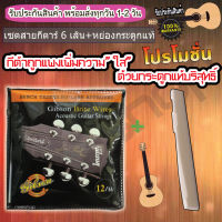 สายกีต้าโปร่ง + หย่องกระดูกแท้ เซต สายกีต้าไฟฟ้า สายกีต้า gibson สายกีต้าfender เบอร์9-12 ส่งฟรีมีปลายทาง RREESHOP