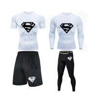 HOT Compression Men Sport Suits Quick Dry Fit Running Leggings Sports Jogging Training Gym Fitness Tracksuits Set MMA Rashguard