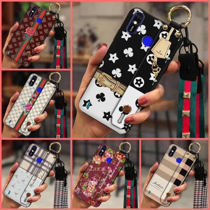 new-arrival-cute-phone-case-for-tecno-spark4-lite-pop3-plus-bb4-dirt-resistant-shockproof-protective-plaid-texture-new