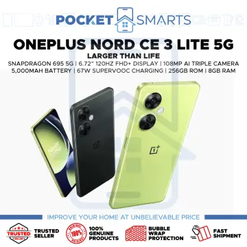 ONEPLUS Nord CE 3 Lite 5G Dual-SIM 128GB ROM 8GB RAM GSM Unlocked - Pastel  Lime 