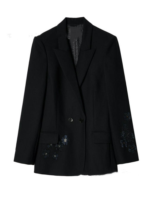 women-black-suit-jacket-office-ladies-coat-2021-fashion-back-floral-hot-rhinestone-skull-autumn-single-breasted-design-blazers