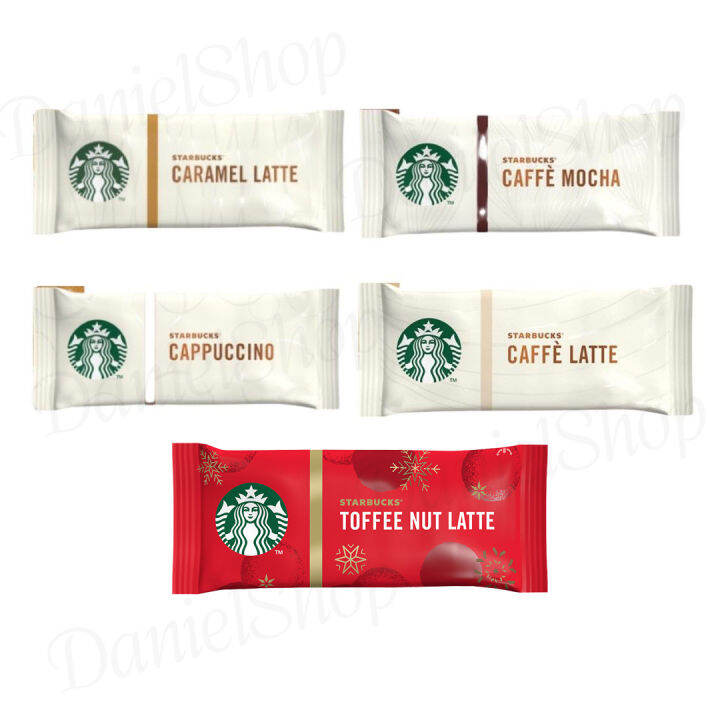 [Sachets Stick] Starbucks Coffee Premium Mixed (Caffe Latte/Caramel