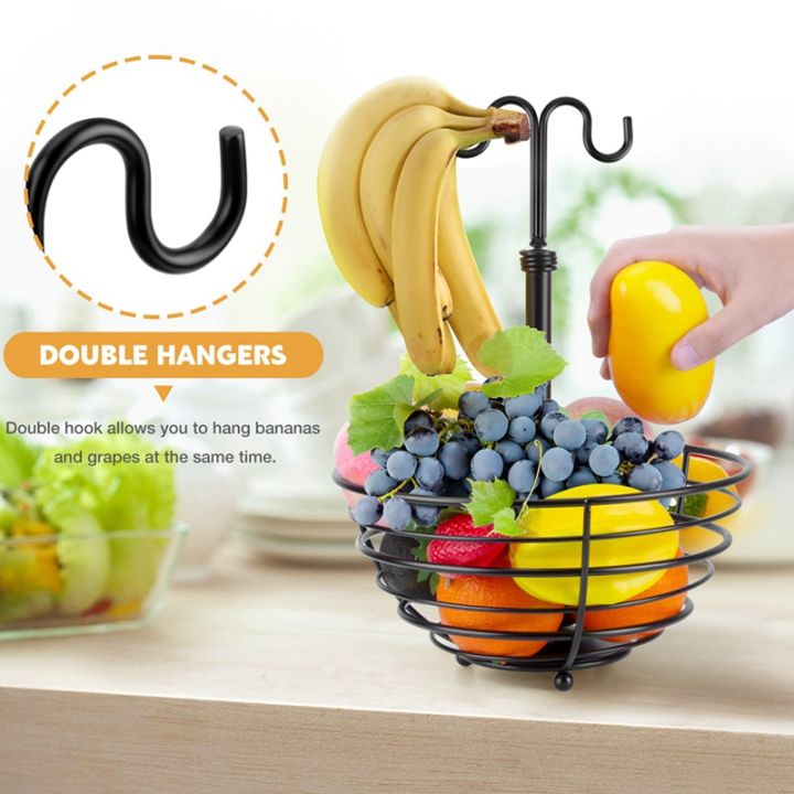 2pcs-metal-fruit-basket-portable-kitchen-storage-countertop-shelf-vegetable-rack-detachable-snack-holder-bread-baskets