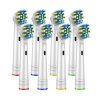 8pcs Replacement Brush Heads For Oral B Electric Toothbrush Before PowerPro Health3d ExcelClean Precision Vitality