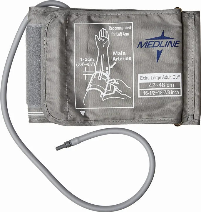 Medline Blood Pressure Cuff, XLarge Adult Grey Lazada PH