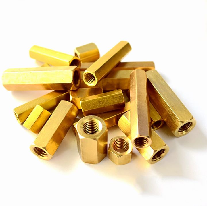 1pcs-m7-brass-hex-female-to-female-standoff-spacer-column-hexagon-hand-knob-nuts-pcb-motherboard-diy-model-parts-nails-screws-fasteners