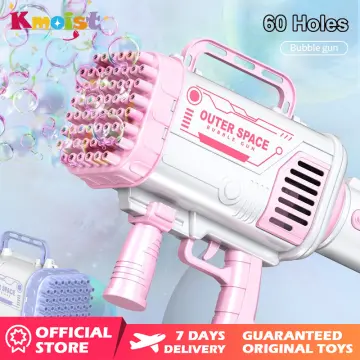 Bubble Gun Toys Electric Automatic Soap Rocket Boom Bubbles Makers For  Portable Outdoor Kids Gifts LED Light Wedding Party Toy