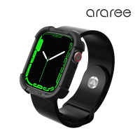 Araree เคส h 8/7/6/5/4/3/2/1/SE/SE2 (41/40/38mm / 45/44/42mm)  Flexield : Black