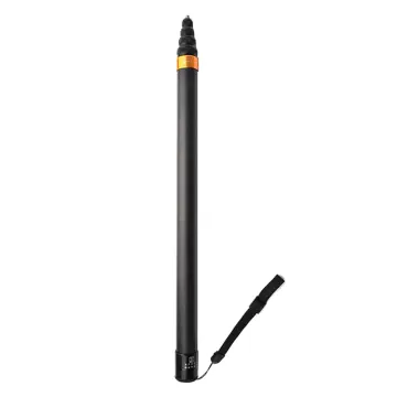 Selfie Stick Monopod Extensible Rod Wand Pole Allumium Carbon Fiber  Invisible 70cm 80cm 120cm 3m For Insta360 GoPro Action Cam