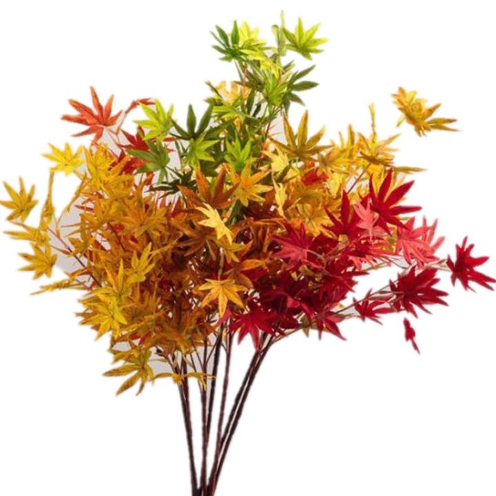 one-silk-autumn-color-series-maple-leaf-stems-simulation-autumn-maple-tree-branches-greenery-plant-for-floral-decoration