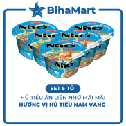 SET 5 TÔ - ACECOOK - Tô Nhớ Mãi Mãi hủ tiếu ăn liền hương vị hủ tíu nam