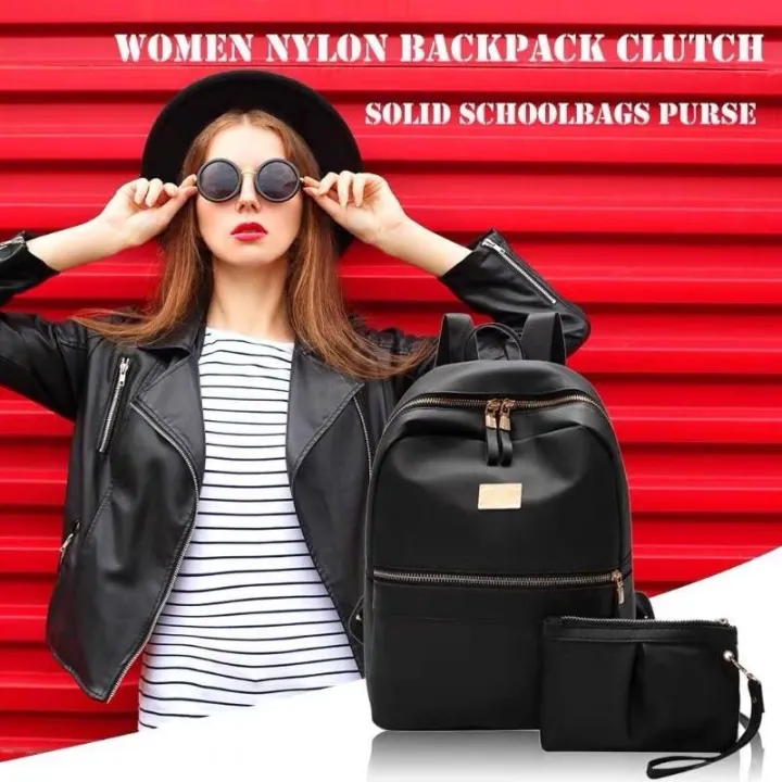 Korean Waterproof Backpack 2in1 set Lazada PH